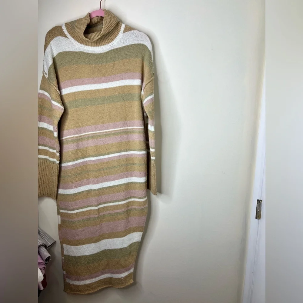 Free People Beach Toe In The Sand Sweater Dress XS oversized - Picture 9 of 9